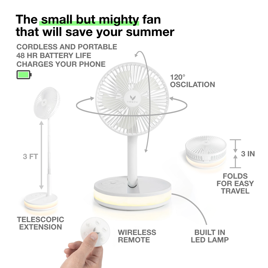 Luxe™ | AirPro Portable Fan