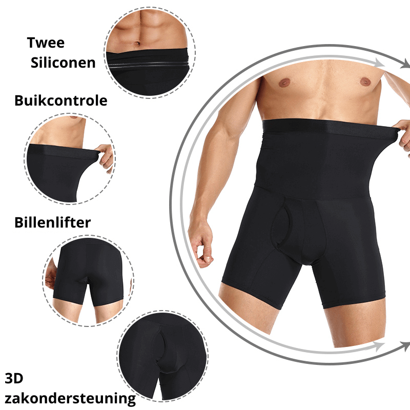 Heren Girdle Compressieboxershort | 1+1 GRATIS