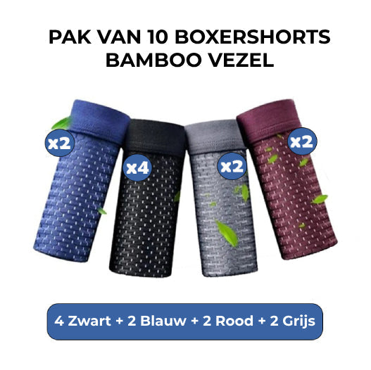 BAMBOO VEZEL BOXERSHORTS™ - VOOR DE HELE DAG COMFORT