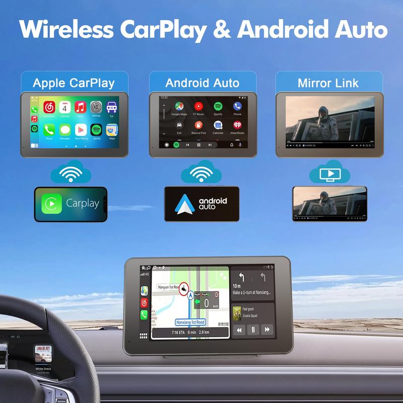 AutoLux™ Wireless CarPlay Display