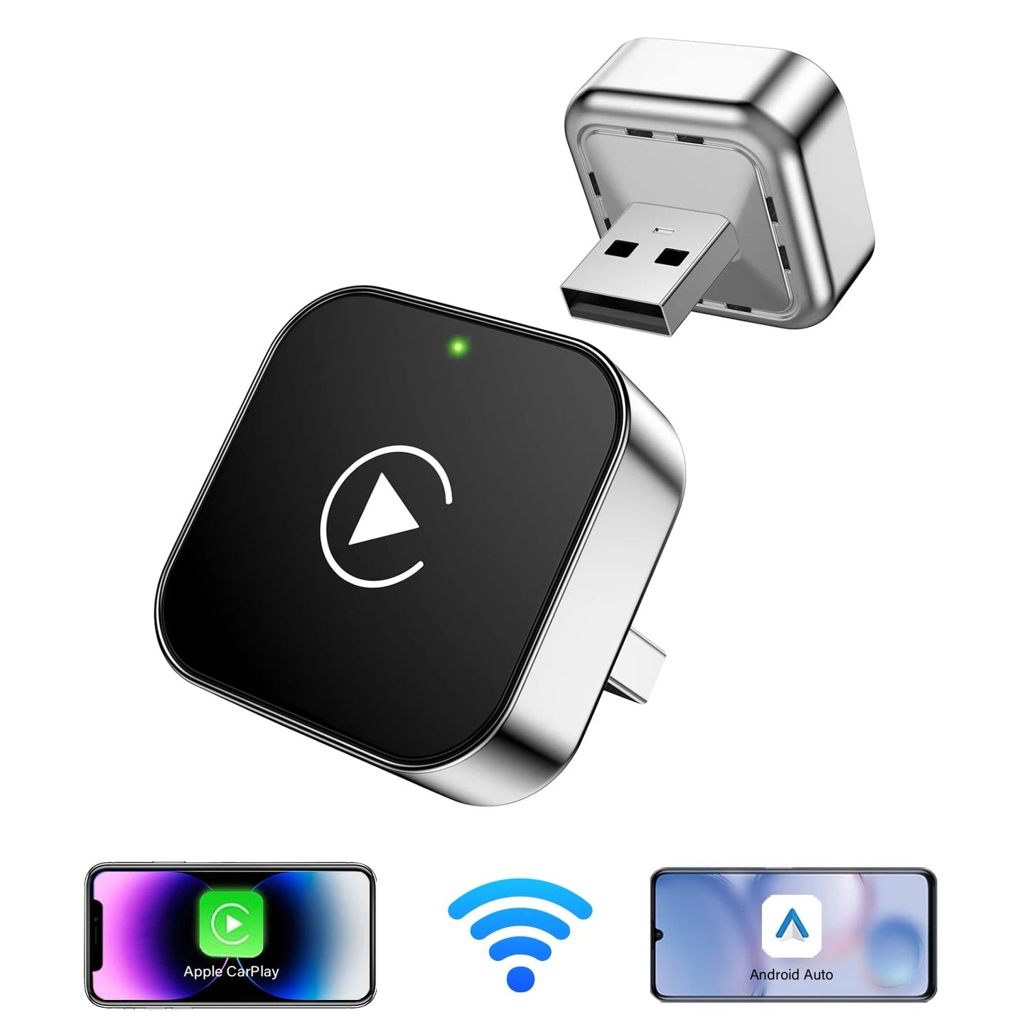 Carplay™ 2026 – Draadloze Iphone & Android Auto Adapter
