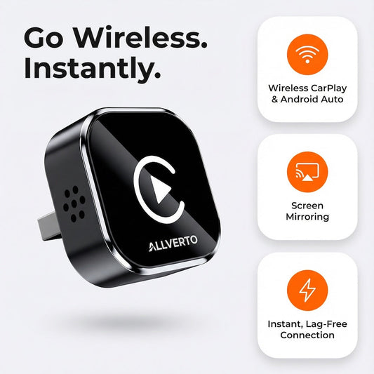 Allverto™ Wireless CarPlay & Android Auto Adapter