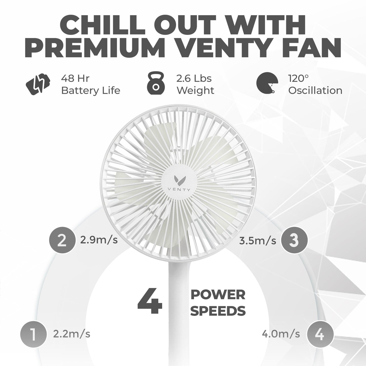 Luxe™ | AirPro Portable Fan