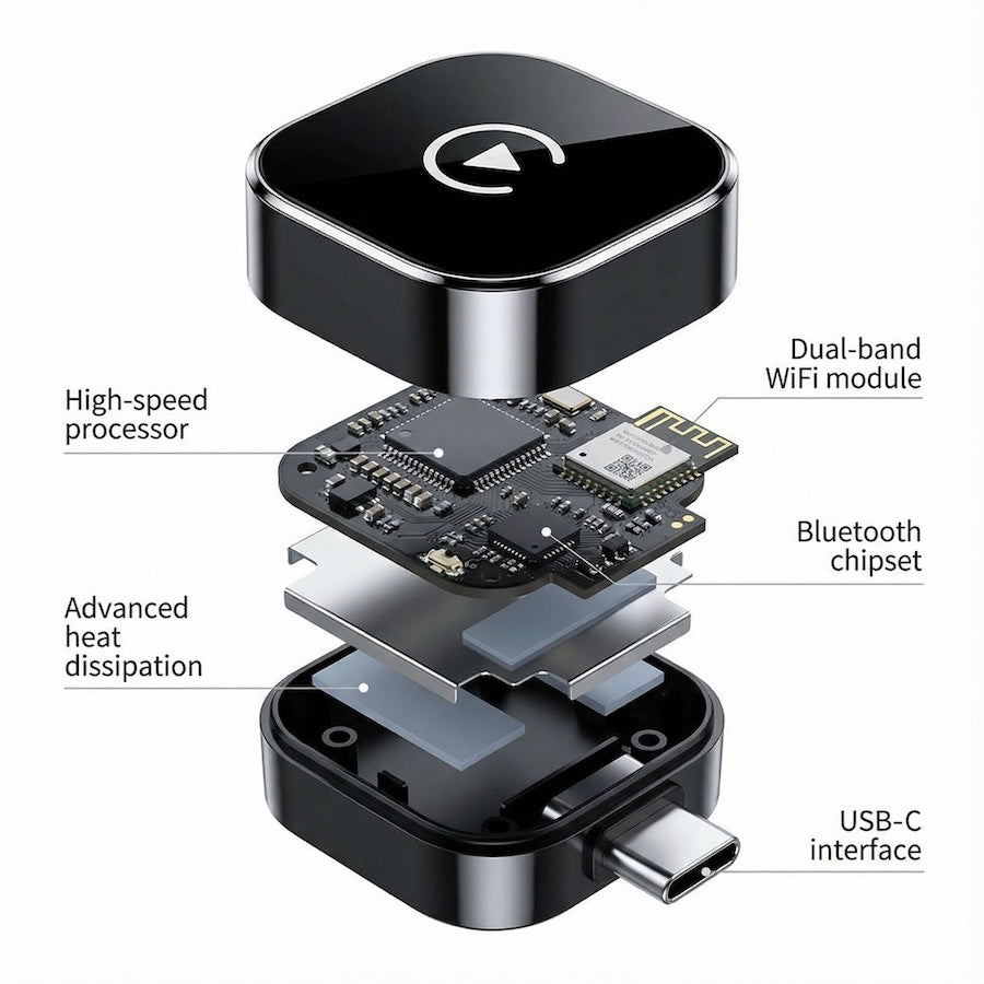 Allverto™ Wireless CarPlay & Android Auto Adapter