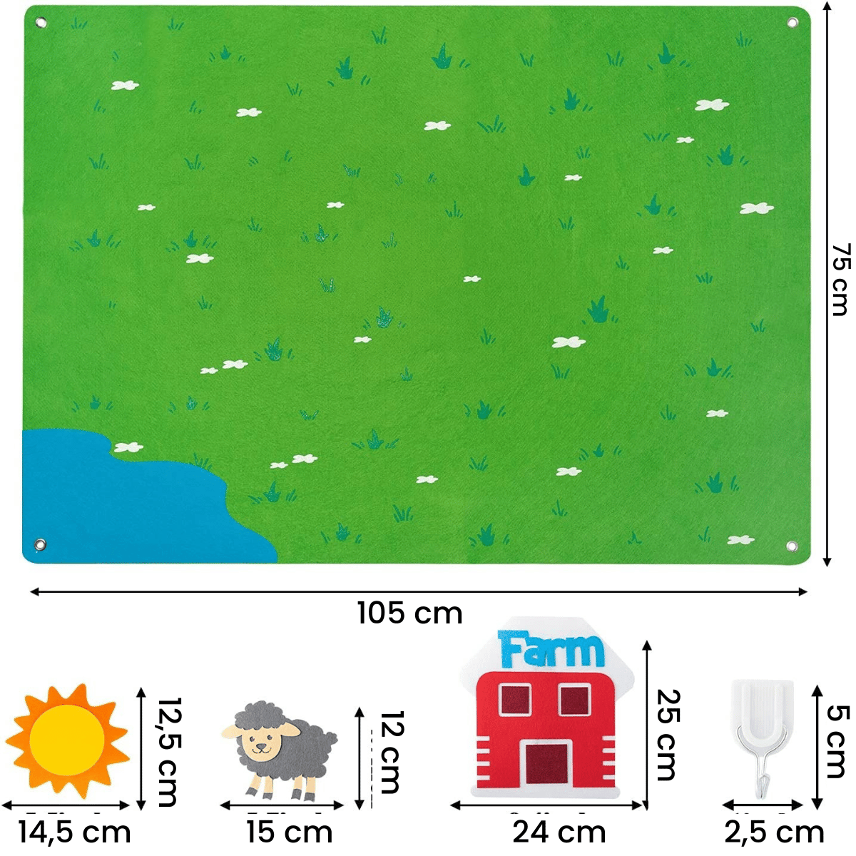 FeltBoard™ | Eindeloos ontdek- en speelplezier! - Viltbord